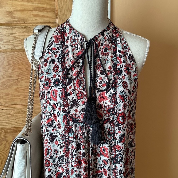 A.L.C. Silk Hadley Floral Mini Dress Size 6 - Picture 3 of 16